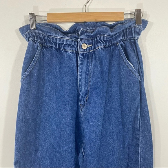3 for $20 Kancan Paperbag Waist Blue Denim Jeans - Picture 7 of 8